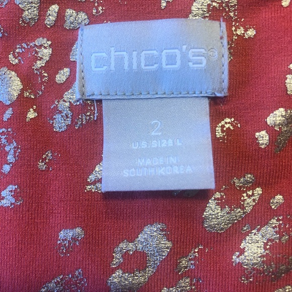 NWT Chicos top size 2 (L) - Picture 2 of 8